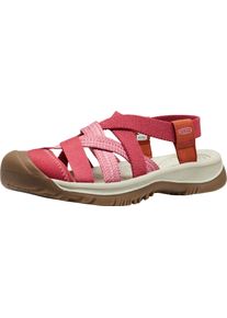 Sandale Keen "WHISPER LATTICE", Damen, Gr. 39, garnet, burnt brick, Textil, Schuhe Sandale, waschbar und sto&szlig;d&auml;mpfend