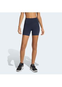 Shorts adidas Performance "W 3SS SCULPT S", Damen, Gr. S, L&auml;nge 5, legend ink, innenbeinl&auml;nge ca. 13 cm, Obermaterial: 80% Polyester, 20% Elasthan, Hosen Shorts