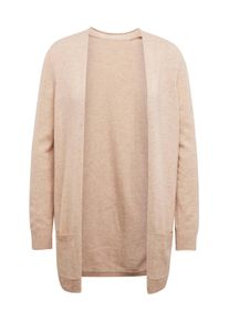 Strickjacke GOLDNER "Kurzgr&ouml;&szlig;e Langarm Feinstrick-Cardigan", Damen, Gr. 23, beige (bisquit), Obermaterial: 100% Kaschmir WS., figurumspielend, eng Rippe, Strickjacken Strickjacke, Ohne