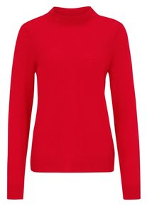 Kaschmirpullover Betty Barclay "Kaschmir-Pullover mit Stehkragen", Damen, Gr. 42, rot, Obermaterial: 100% Kaschmir WS., Pullover Kaschmirpullover