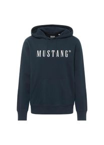 Sweatshirt Mustang "Sweatshirt Style Bronson", Herren, Gr. XL, blau (dunkelblau), Obermaterial: 100% Baumwolle CO., Sweatshirts Sweatshirt