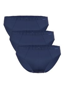 Slip Ammann "Slip Cotton & More Mini Slip 3P 3er Pack", Herren, Gr. 4XL, blau (dunkelblau), Obermaterial: 57% Modal CMD. 35% Baumwolle CO. 8% Elasthan EL., Unterhosen Slip