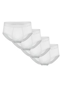 Slip Ammann "Slip Slips Feinripp 4er Pack 4er Pack", Herren, Gr. XXL, wei&szlig;, Obermaterial: 100% Baumwolle CO., Unterhosen Slip
