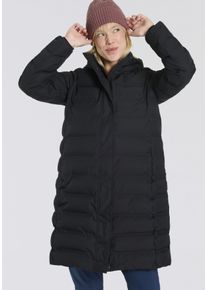 Wintermantel CMP "WOMAN COAT FIX HOOD", Damen, Gr. 48, nero, Obermaterial: 100% Polyester. Futter: 100% Polyester. Wattierung: 100% Polyester, M&auml;ntel Wintermantel, w&auml;rmend & winddicht & wasserabweisend