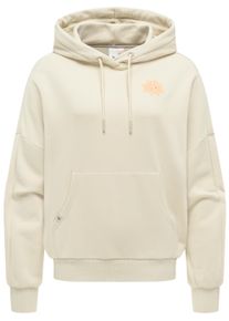 Kapuzenpullover Ragwear "Kapuzenpullover Pirita PP", Damen, Gr. S, beige (ecru), Obermaterial: 70% Baumwolle CO. 30% Polyester PES., hoch geschlossener Ausschnitt, &Auml;rmel ohne &Auml;rmelschlitz Rippb&uuml;ndchen, Pullover Kapuzenpullover