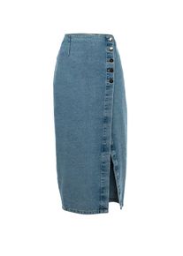Jeansrock SURI FREY "Jeansrock SFY Freyday", Damen, Gr. XL, blau (denim blau 500), Obermaterial: 100% Baumwolle CO., R&ouml;cke Jeansrock