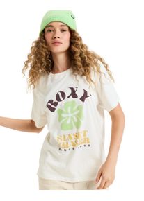 T-Shirt Roxy "Hangloose Poster", Damen, Gr. XL, egret, Obermaterial: 100% Walkfrottier;, Shirts T-Shirt