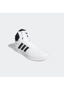 Sneaker adidas Sportswear "HOOPS 3.0 MID", Herren, Gr. 46, schwarz (cschwarz, cblac), Synthetik, Textil, Schuhe Sneaker