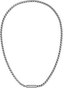 Gliederkette BOSS "DORAN", silber (edelstahlfarben), Halsketten, Herren, Edelstahl, L: 56 B: 4,7mm, Gliederkette, B:4,7mm