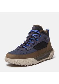 Schn&uuml;rboots Timberland "GREENSTRIDE MOTION 6 - MID LACE SNEAKER", Herren, Gr. 43, dunkelblau nubuck, Leder, Schuhe Schn&uuml;rboots, Winterstiefel, Schn&uuml;rstiefel, Winterschuhe, Stiefelette