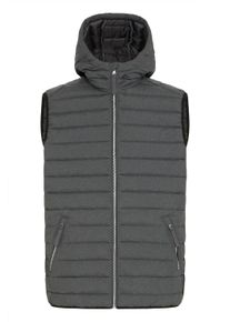 Steppweste Blend "Steppweste BHEDMAR", Herren, Gr. L, schwarz (schwarz melange), Obermaterial: 100% Polyester PES., Westen Steppweste