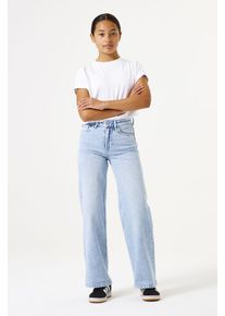 Weite Jeans Garcia "Annemay", M&auml;dchen, Gr. 128, N-Gr, blau (light used), Denim/Jeans, Obermaterial: 99% Baumwolle, 1% Elasthan, weit, Jeans Weite Jeans, for GIRLS