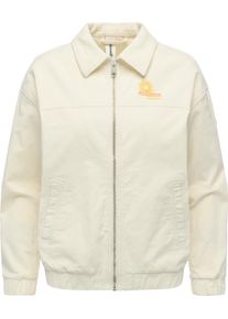 Outdoorjacke Ragwear "Outdoorjacke Melvene Cordy", Damen, Gr. XXL, wei&szlig; (ivory), Obermaterial: 98% Baumwolle CO. 2% Elasthan EL. Obermaterial: Futter: 65% Polyester PES. 35% Baumwolle CO., l&auml;ssig geschnitten, ohne Ausschnitt, &Auml;rmel ohne &Auml;rmelschlitz B&uuml;ndchen, Jacken Outdoorjacke, L&auml;ssige Kordjacke mit Hemdkragen