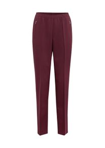 Schlupfhose GOLDNER "Reiseschlupfhose LOUISA", Damen, Gr. 48, N-Gr, rot (bordeaux), Obermaterial: 100% Polyester COOLMAX PES(Coolmax)., Hosen Schlupfhose
