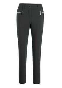 Stretch-Hose GOLDNER "Lange Schlupfhose BELLA", Damen, Gr. 46, N-Gr, schwarz, Obermaterial: 64% Baumwolle CO. 34% Polyester PES. 2% Elasthan EL., Hosen Stretch-Hose
