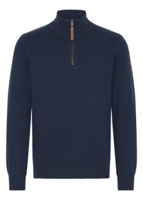 Troyer Blend "Troyer BHFintos", Herren, Gr. 3XL, blau (marineblaus), Obermaterial: 70% Baumwolle CO recyc.. 30% Polyester Pol. recyc.., Pullover Troyer