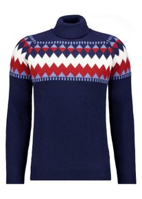 Rundhalspullover Ragman, Herren, Gr. 54, marineblau, Strick, 90% Wolle 10% Baumwolle, Pullover Rundhalspullover