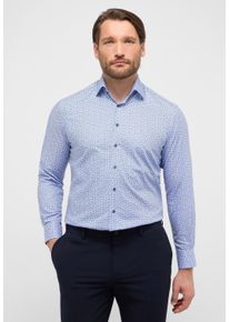 Langarmhemd Eterna "COMFORT FIT", Damen, Gr. 47, Normalgr&ouml;&szlig;en, hellblau, 100% Baumwolle, normal, Manschette, Hemden Langarmhemd, NON IRON (b&uuml;gelfrei)