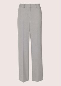 Madeleine Mode B&uuml;gelfaltenhose MADELEINE "Hose Weite B&uuml;gelfalten-Hose", Damen, Gr. 34, N + K Gr, wei&szlig; (steingrau, wollwei&szlig;), Obermaterial: 67% Polyester PES. 30% Viskose CV. 3% Elasthan EL., Hosen B&uuml;gelfaltenhose