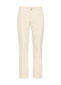 Leinenhose Casual Friday "Leinenhose CFPandrup", Damen, Gr. 36, L&auml;nge 32, grau (plaza taupe melange), Obermaterial: 100% Leinen LI., Hosen Leinenhose