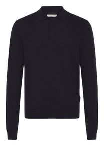 Longsleeve Casual Friday "Strickpullover CFFRODE", Herren, Gr. L, schwarz (anthrazit schwarz), Obermaterial: 95% Baumwolle CO. 5% Kaschmir WS., Shirts Longsleeve