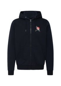 Kapuzensweatjacke Blend "Kapuzensweatjacke BHJapa Backprint", Damen, Gr. XL, schwarz, Obermaterial: 60% Baumwolle CO. 40% Polyester PES., Sweatjacken Kapuzensweatjacke