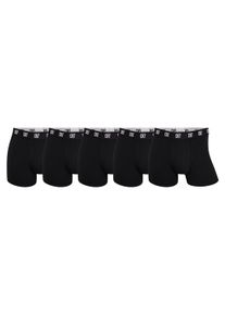 Boxershorts CR7 "Boxershort CR7 Basic Trunk, 5-pack 5er Pack", Herren, Gr. L, schwarz, Obermaterial: 95% Baumwolle CO. 5% Elasthan EL., Unterhosen Boxershorts