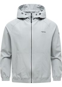 Anorak Ragwear "Anorak Roog A", Damen, Gr. S, grau, Obermaterial: 94% Polyester PES. 6% Elasthan EL., l&auml;ssig geschnitten, hoch geschlossener Ausschnitt, &Auml;rmel ohne &Auml;rmelschlitz B&uuml;ndchen, Jacken Anorak, Sportliche &Uuml;bergangsjacke mit Kapuze