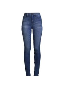 LANDS' END Slim Fit 360&deg; Stretch Jeans in Indigo, Damen,  Blau, Baumwoll-Mischung, by Lands' End