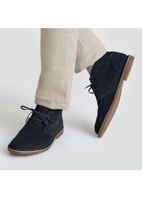 LANDS' END Desert Boots aus Veloursleder, Herren,  Blau, Rauleder, by Lands' End