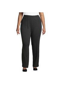 LANDS' END Straight Fit Freizeithose SPORT KNIT, Damen,  Beige, Baumwolle, by Lands' End