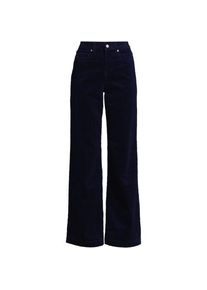 LANDS' END Breitcord-Hose High Waist mit weitem Bein, Damen,  Braun, Elasthan/Baumwoll-Mischung, by Lands' End