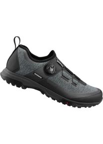 Fahrradschuh Shimano "Fahrradschuhe ET701, schwarz", Herren, Gr. 38, schwarz, Obermaterial: 100% Synthetik synthetic., Schuhe Fahrradschuh