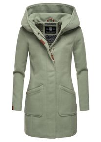 Wintermantel Marikoo "Wintermantel Maikoo", Damen, Gr. 4XL, gr&uuml;n (smoky mint), Obermaterial: 90% Polyacryl PAN. 8% Viskose CV. 2% Elasthan EL. Obermaterial: Futter: 100% Polyester PES. 100% Polyester PES., M&auml;ntel Wintermantel