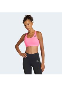 Sport-BH adidas Performance "OPT ESS MS BRA", Damen, Gr. XS, N-Gr, lucid pink, Obermaterial: 85% Polyester, 15% Elasthan, BHs Sport-BH