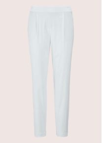 Madeleine Mode 7/8-Hose MADELEINE "Hose 7/8-Hose zum Schl&uuml;pfen", Damen, Gr. 36, N + K Gr, wei&szlig;, Obermaterial: 80% Baumwolle CO. 18% Polyamid PA. 2% Elasthan EL., Hosen 7/8-Hose