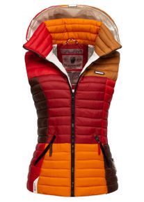 Steppweste Navahoo "Steppweste Shadaa Multikulti", Damen, Gr. XL, bunt (multicolour autumn leaves), Obermaterial: 100% Nylon NY. 100% Polyester PES., Westen Steppweste