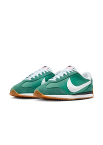 Sneaker Nike Sportswear "Pacific", Damen, Gr. 36,5, evergr&uuml;n aura, wei&szlig;, schwarz, total orange, Leder, Textil, Schuhe Sneaker