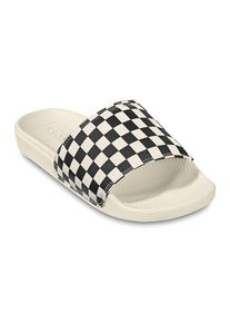 Badesandale Vans "La Costa Slide-On", Damen, Gr. 38, schwarz-wei&szlig; (wei&szlig;, schwarz), Synthetik, Schuhe Badesandale, Badelatschen