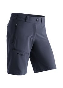 Funktionsshorts Maier Sports "Latit Short W", Damen, Gr. 46, Normalgr&ouml;&szlig;en, blau (dunkelblau), 88% Polyester, 12% Elasthan, Hosen Funktionsshorts, Funktionsshort aus elastischem Material