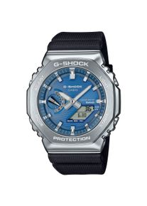 Smartwatch Casio G-SHOCK, schwarz, blau, silberfarben, schwarz, Smartwatches, Smartwatch, Armbanduhr, Herren,Bluetooth, Solarbetrieb, Flight Log Memory