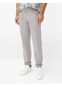 Brax Herren Five-Pocket-Hose Style CADIZ PLATIN, hellgrau, Gr. 30/32