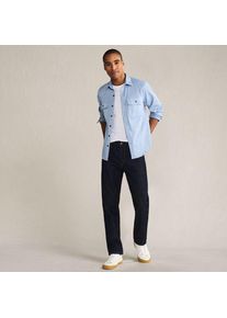 LANDS' END Stretch-Jeans mit Komfortbund, Classic Fit, Herren,  Blau, Baumwoll-Mischung, by Lands' End