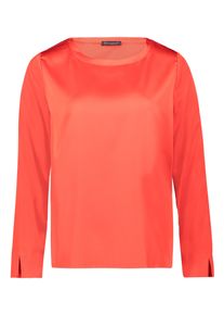 Schlupfbluse Betty Barclay "Schlupfbluse mit U-Boot-Ausschnitt", Damen, Gr. 38, rot (high risk rot), Obermaterial: 97% Polyester PES. 3% Elasthan EL., Blusen Schlupfbluse