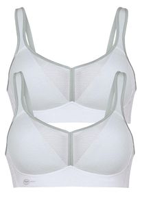 Sport-BH Anita "Sport BH mit Schale air control DeltaPad", Damen, Gr. 95, Cup A, wei&szlig; (wei&szlig; wei&szlig;), Stoff, Obermaterial: 49% Polyamid PA. 39% Polyester PES. 12% Elasthan EL., BHs Sport-BH