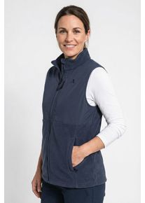 Sch&ouml;ffel Fleeceweste SCH&Ouml;FFEL "Fleece Vt Style Ash WMN", Herren, Gr. 36, navy blazer, Obermaterial: 100% Polyester, Westen Fleeceweste, aus weichem Material, mit 2-Wege-Stretch, f&uuml;r Trekking und Outdoor