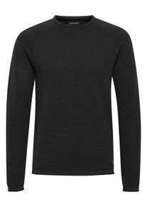 Strickfleece-Pullover 11 Project "Strickpullover PRDacio", Herren, Gr. XL, blau (schwarz navy blau), Obermaterial: 100% Baumwolle CO., Pullover Strickfleece-Pullover