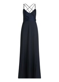 Abendkleid Vera Mont "Abendkleid mit V-Ausschnitt", Damen, Gr. 32, EURO, night sky, Obermaterial: 97% Polyester PES. 3% Elasthan EL., Kleider Abendkleid