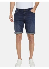 Bermudas Babista "Jeansbermuda CARZINI", Herren, Gr. 62, N-Gr, blau (dunkelblau), Obermaterial: 98% Baumwolle CO. 2% Elasthan EL., Hosen Bermudas