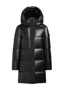 Steppmantel Khujo "Steppmantel Haya Shiny-YM", Damen, Gr. XL, schwarz, Obermaterial: 100% Polyester PES. Obermaterial: Futter: 100% Nylon NY. 100% Polyester PES., M&auml;ntel Steppmantel